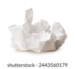 Front view of crumpled tissue...