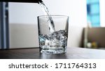 Water To Drink Poured Into A...