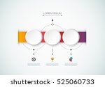 vector infographics design... | Shutterstock .eps vector #525060733