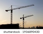 Silhouettes Of Construction...