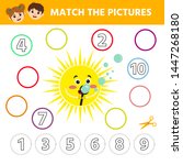 game for childrens. kids... | Shutterstock .eps vector #1447268180