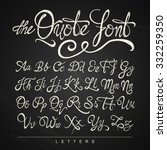 handwritten calligraphy quote... | Shutterstock .eps vector #332259350