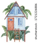 Tiny Tropical House On Piles...