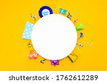 birthday party concept with... | Shutterstock . vector #1762612289