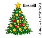 vector illustration christmas... | Shutterstock .eps vector #1200824653
