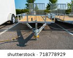 Front View Of A Open Flat Bed...
