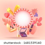 beauty design for banner with... | Shutterstock .eps vector #1681539160