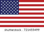 united states of america flag | Shutterstock .eps vector #721455499