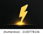 vector electric lightning... | Shutterstock .eps vector #2130778136