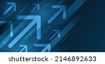 vector blue light arrows ans... | Shutterstock .eps vector #2146892633