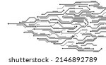 vector abstract technology... | Shutterstock .eps vector #2146892789