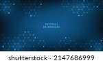 vector abstract set hexagon... | Shutterstock .eps vector #2147686999