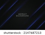 vector blue neon light on dark... | Shutterstock .eps vector #2147687213