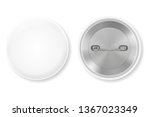 badge pin blank label template... | Shutterstock . vector #1367023349