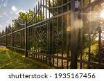 Wrought Iron Fence. Metal fence