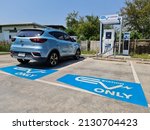 Small photo of Bangkok,Thailand 28 Feb 2022:PTT stations began expanding the opening of EV charging stations throughout Thailand.