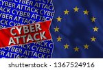 european union and cyber attack ... | Shutterstock . vector #1367524916