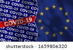 covid 19 title with european... | Shutterstock . vector #1659806320