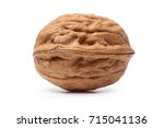 Walnut Isolated On A White...