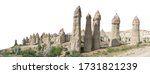 Fairy Chimneys Isolated In...