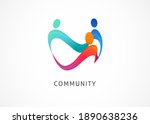 abstract people symbol ... | Shutterstock .eps vector #1890638236