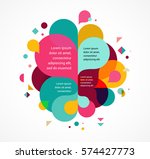 colorful abstract background ... | Shutterstock .eps vector #574427773