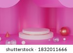 premium minimal podium studio... | Shutterstock . vector #1832011666
