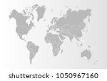 world map vector | Shutterstock .eps vector #1050967160