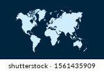 world map color vector modern | Shutterstock .eps vector #1561435909