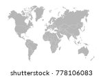 world map vector | Shutterstock .eps vector #778106083
