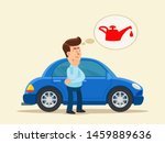 standing confused driver near... | Shutterstock .eps vector #1459889636