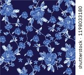 floral pattern illustration | Shutterstock .eps vector #1198033180