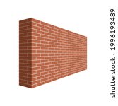 Brick Wall In The Perspective....