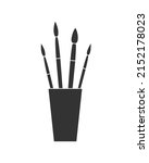 paint brushes graphic icon.... | Shutterstock .eps vector #2152178023