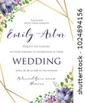 Wedding Floral Invitation ...