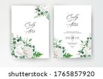 wedding invite  invitation ... | Shutterstock .eps vector #1765857920