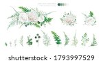 vector elegant floral bouquet ... | Shutterstock .eps vector #1793997529