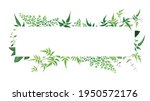 fresh natural greenery leaves ... | Shutterstock .eps vector #1950572176