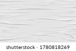 white glued and wrinkled paper... | Shutterstock .eps vector #1780818269