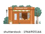 souvenir shop facade exterior... | Shutterstock .eps vector #1966905166