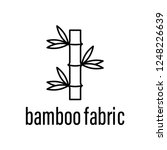 Bamboo Fabric Icon. Element Of...