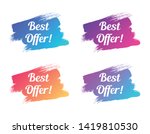 best offer color promo... | Shutterstock .eps vector #1419810530