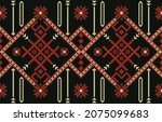 Ethnic Print Fabric Pattern....