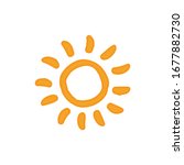 sun icon for graphic design... | Shutterstock .eps vector #1677882730