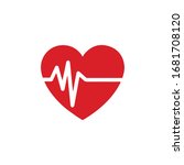 heart icon for graphic design... | Shutterstock .eps vector #1681708120