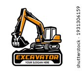 Excavator Logo Vector Icon...