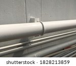 White Steel Pipe With Metal...