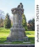 Small photo of Niels Bohr's grave at the Assistens Cemetery in Copenhagen, Denmark