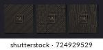 black   gold pattern | Shutterstock .eps vector #724929529