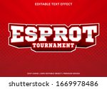 esport trounament text effect... | Shutterstock .eps vector #1669978486